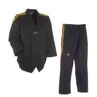 Adidas-Taekwondo-Anzug-CHAMPION-schwarz,-Gr.-160—210-cm