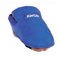 Kwon-Karate-Fußschutz-blau,-Gr.-XS—XL