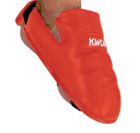 Kwon-Karate-Fußschutz-rot,-Gr.-XS—XL
