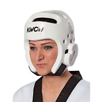 Kwon-Kopfschutz-PU-weiß,-Gr.-XXS—XL