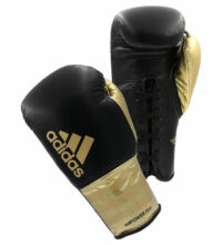 Adidas-Boxhandschuhe-ADIPOWER-500,-scxhwarz-gold,-ADIH500PRO,10—12-oz
