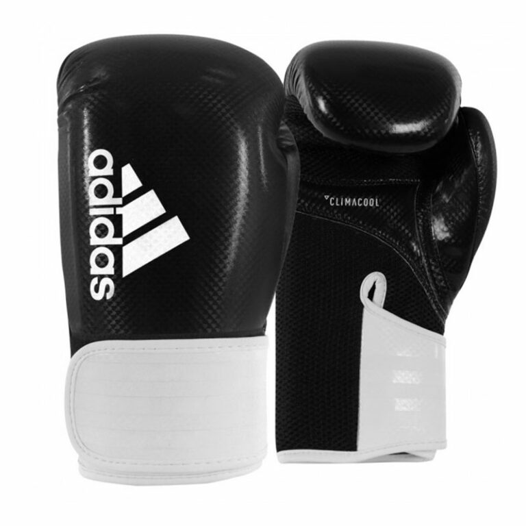 Adidas-Boxhandschuhe-Hybrid-65,-schwarz-weiß,-ADIH65,-10---14-oz