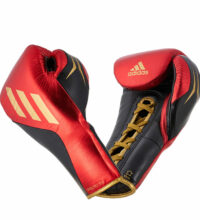 Adidas-Boxhandschuhe-SPEED-Tilt-750pro,-schwarz-rot-gold-metallic,-SPD750FG,-10-oz.
