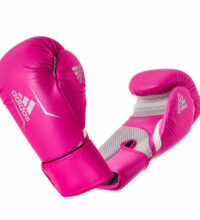 Adidas-Boxhandschuhe-Speed-100-Frauen,-pink-silber,-ADISBG!100,-8—10-oz