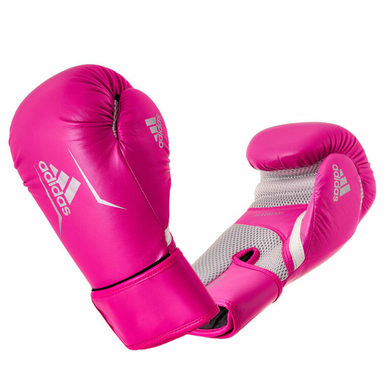 Adidas-Boxhandschuhe-Speed-100-Frauen,-pink-silber,-ADISBG!100,-8---10-oz