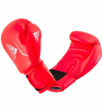 Adidas-Boxhandschuhe-Speed-50,-ADISBG50-solar,-rot-silber,4-14-oz