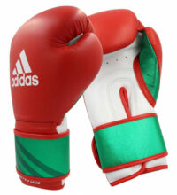 Adidas-Boxhandschuhe-Speed-Pro,-rot-grün,-ADISBG350,-12—18-oz